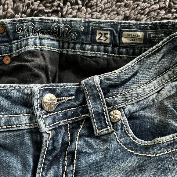 MissMe Light Blue Jeans - Picture 3 of 5